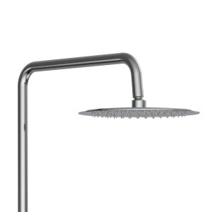 alonidouchesetchroom3 Aloni Optima Rondo Regendoucheset met Thermostaatkraan - Chroom
