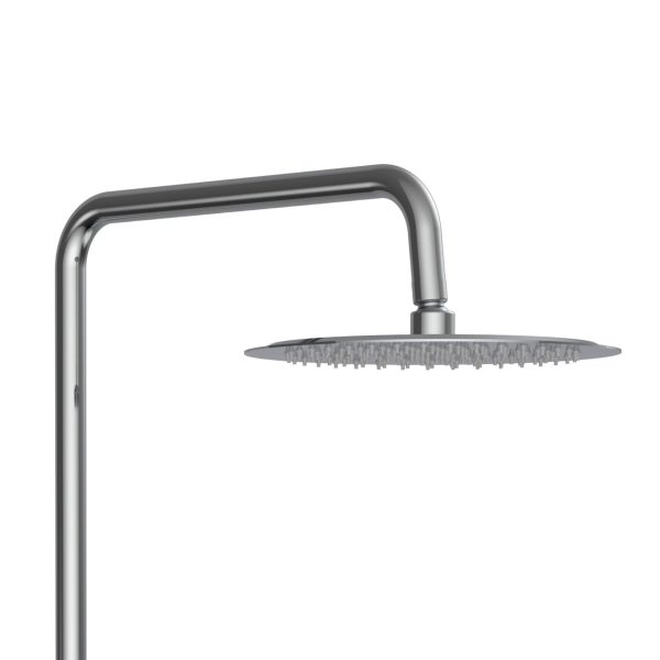 alonidouchesetchroom3 Aloni Optima Rondo Regendoucheset met Thermostaatkraan - Chroom