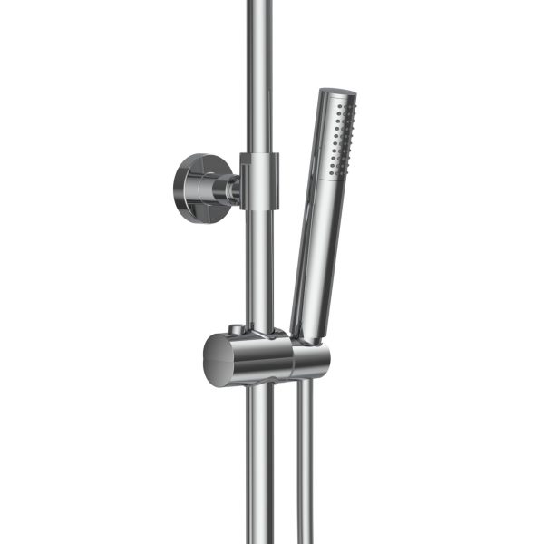 alonidouchesetchroom4 Aloni Optima Rondo Regendoucheset met Thermostaatkraan - Chroom