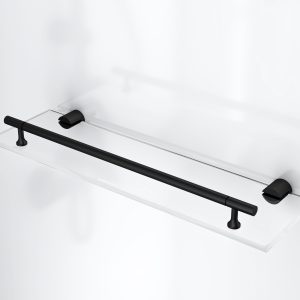 Rimo complete douchecabine met draaideur - omkeerbaar - 80x215x80 cm - mat zwart - helder glas